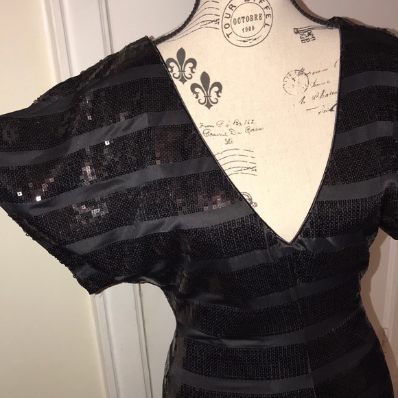 Black sequin dress - Picture 2 of 4